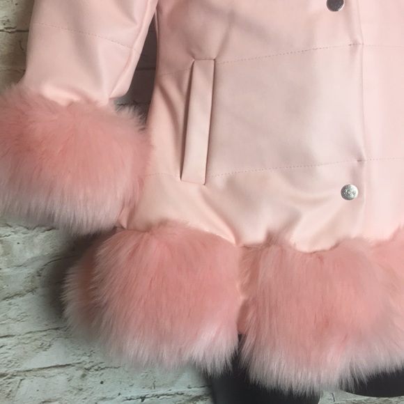 Girls Faux Fur Jacket 4-6yo - Picture 4 of 8